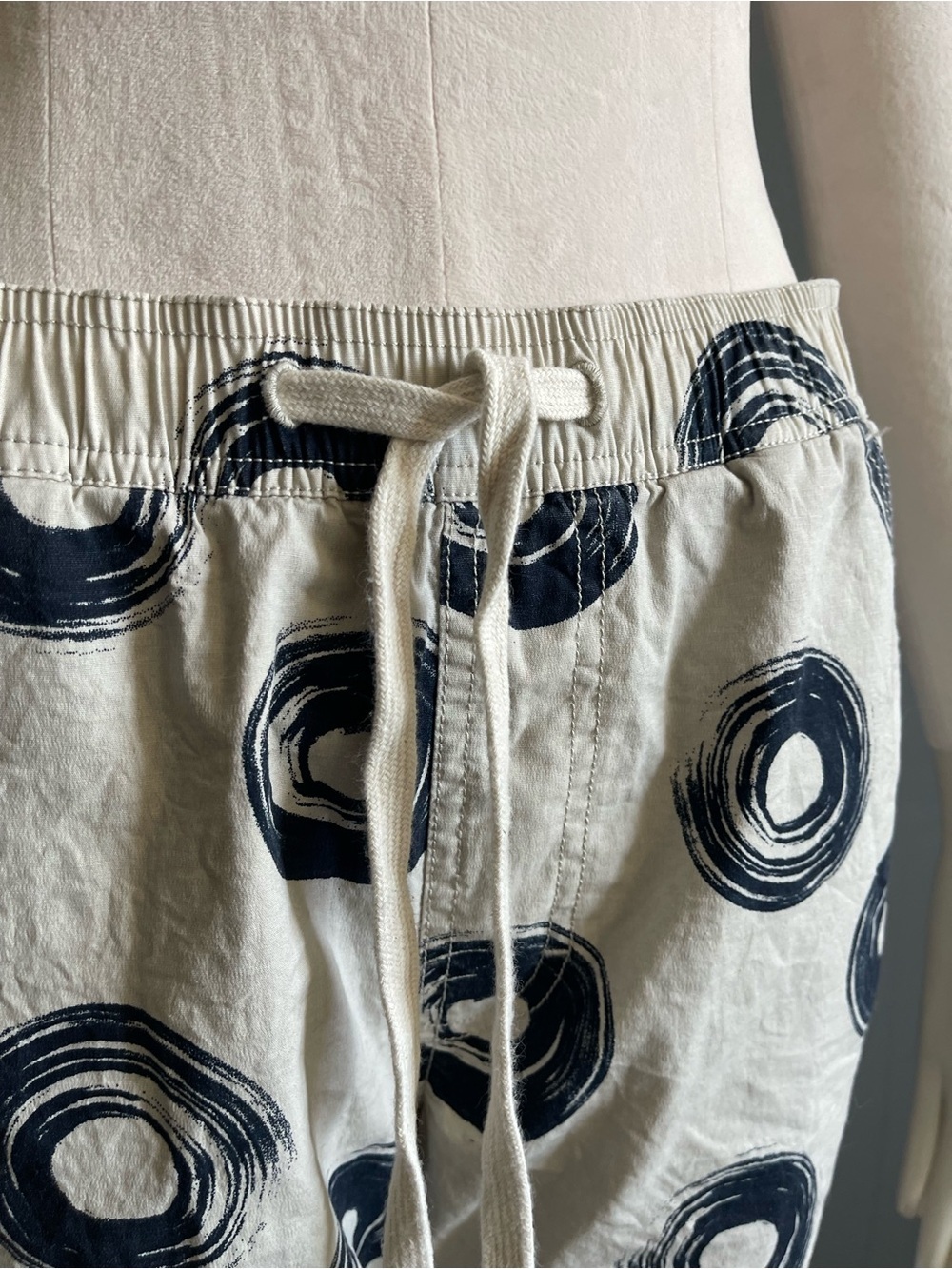 Banks Journal Studio Men’s Navy Circle Print Coastal Swim Trunks Shorts Size 30